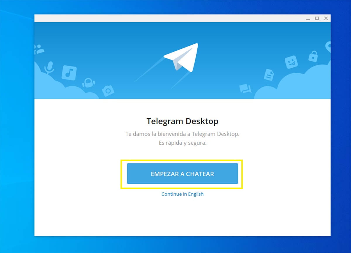 Configurar Telegram PC