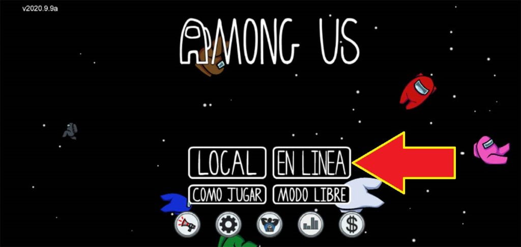 Cómo poner el nombre invisible en Among Us (Android)