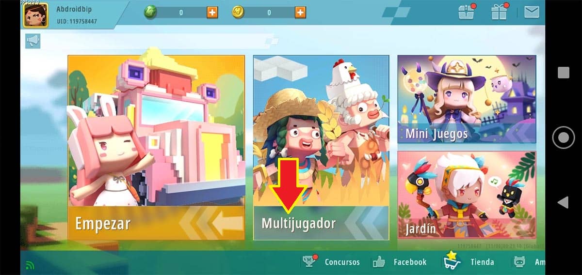 Jugar multijugador Mini World Block Art Android