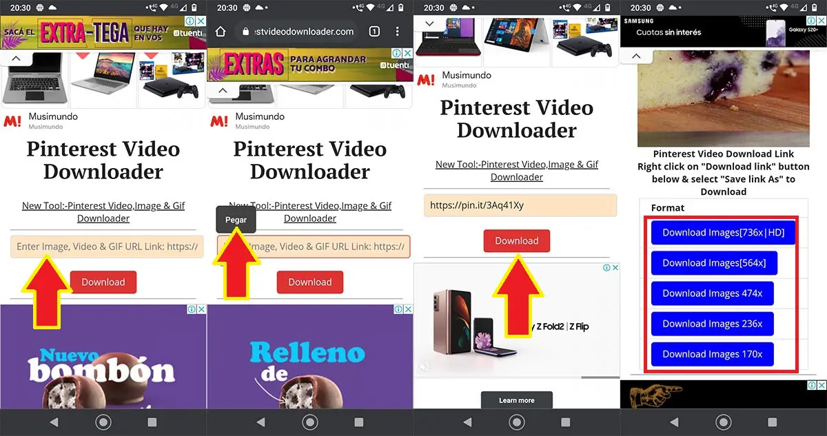 Como Descargar Videos De Pinterest Desde El Movil