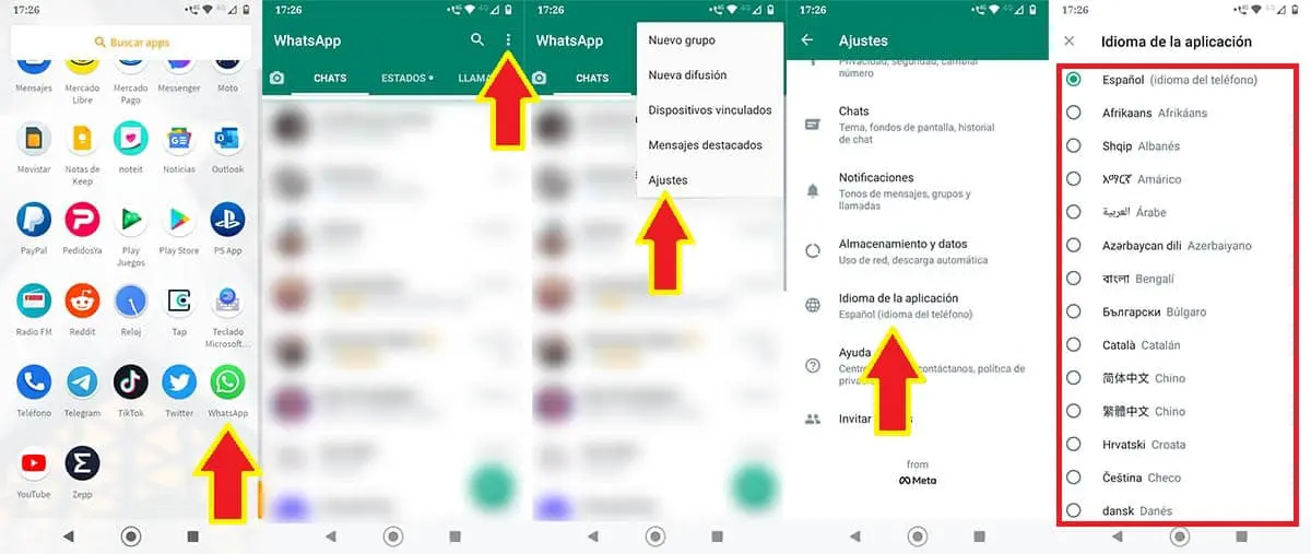 marido Brillar marxismo Cómo cambiar el idioma de WhatsApp desde la aplicación en Android