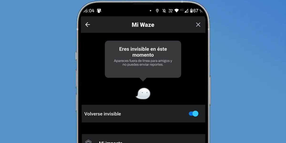 Como aparecer desconectado en Waze para Android