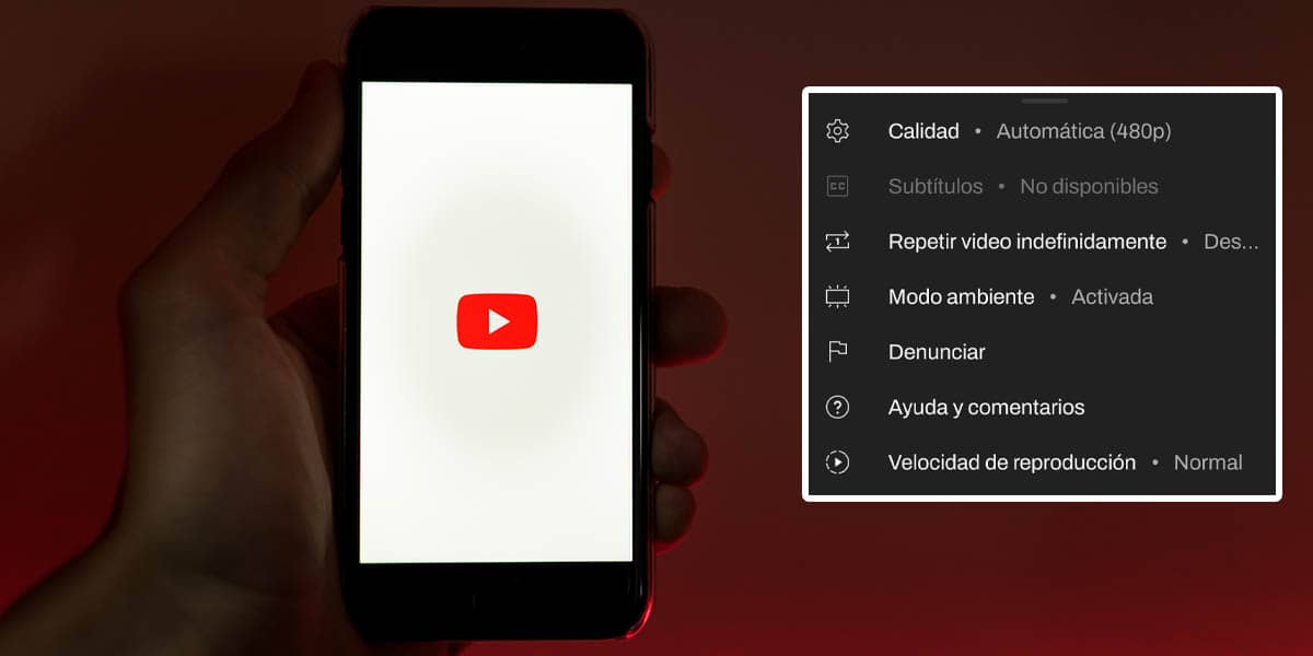 Como desactivar el Modo ambiente de YouTube en PC y Android