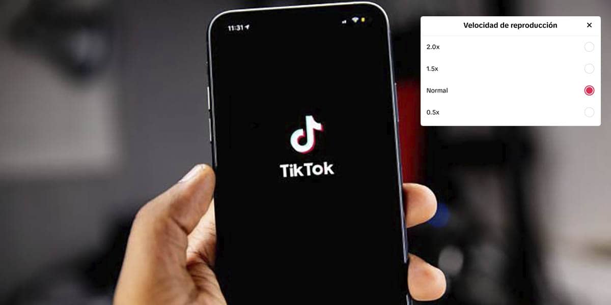 Cómo cambiar la velocidad de reproducción de un vídeo en TikTok