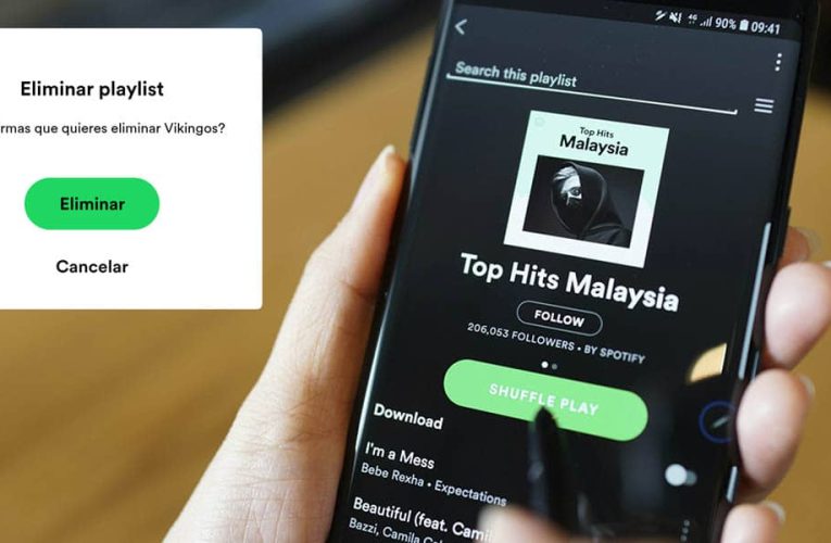 ¿Cómo borrar una playlist de Spotify desde el teléfono?