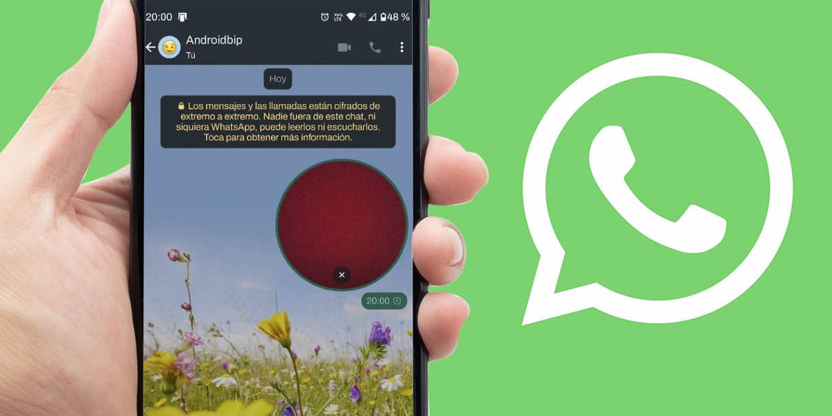Cómo enviar vídeos circulares en WhatsApp