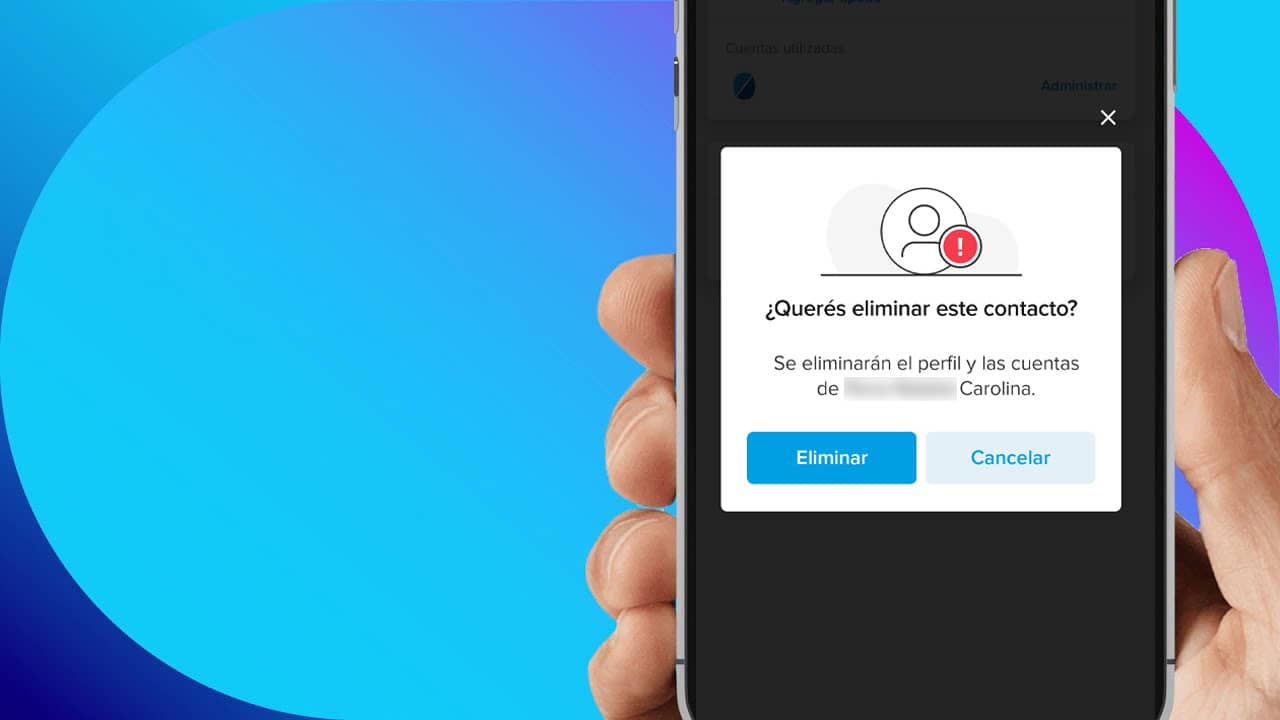 Cómo eliminar un contacto en Mercado Pago